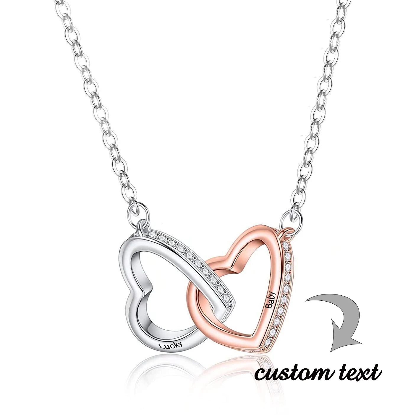 Rotating Eternal Rose Box With Heart Necklace For Mom Rotating Rose Flower Rose Creative Rose Jewelry Packaging Box Mother's day